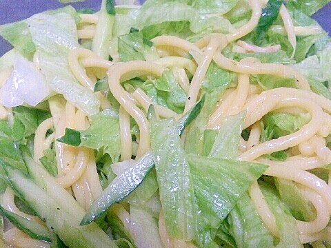 レタきゅうたっぷりスパゲッティサラダ